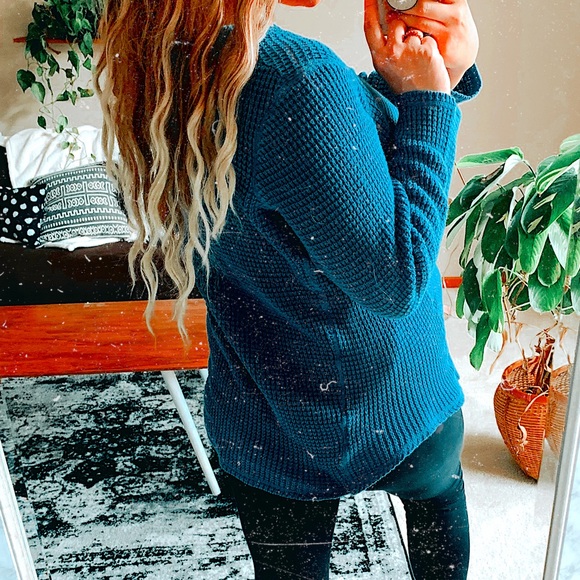 city girl country girl Sweaters - City girl waffle knit round hem sweater p10